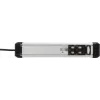 Alargador de corriente Brennenstuhl 1391030600 3m 6 tomas de corriente para interior negro plata