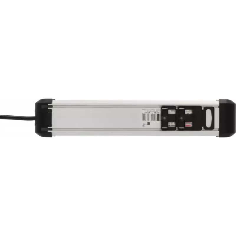 Alargador de corriente Brennenstuhl 1391030600 3m 6 tomas de corriente para interior negro plata