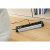 Alargador de corriente Brennenstuhl 1391030600 3m 6 tomas de corriente para interior negro plata