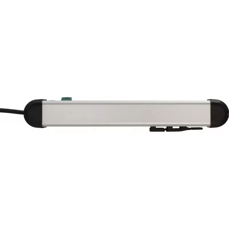 Alargador de corriente Brennenstuhl 1391030600 3m 6 tomas de corriente para interior negro plata