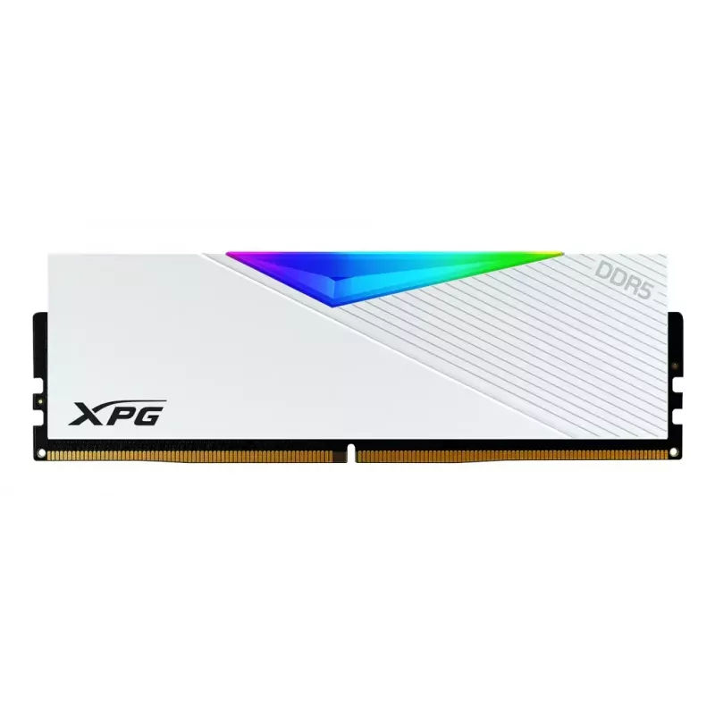 DIMM 64 GB DDR5-6000 (2x 32 GB) kit dual, memoria RAM blanca, AX5U6000C3032G-DCLARWH, Lancer RGB, INTEL XMP
