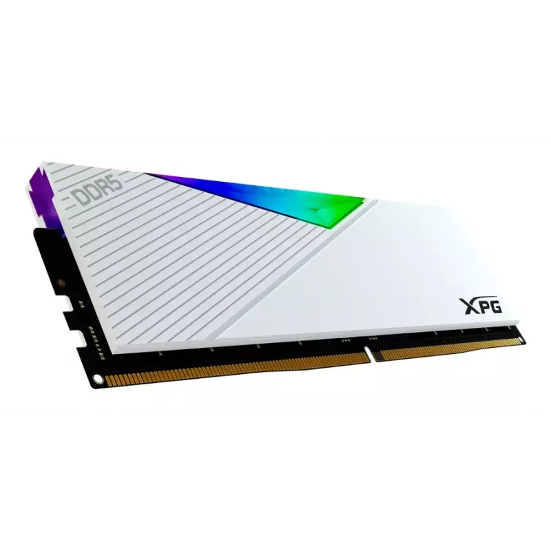 DIMM 64 GB DDR5-6000 (2x 32 GB) kit dual, memoria RAM blanca, AX5U6000C3032G-DCLARWH, Lancer RGB, INTEL XMP