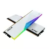 DIMM 64 GB DDR5-6000 (2x 32 GB) kit dual, memoria RAM blanca, AX5U6000C3032G-DCLARWH, Lancer RGB, INTEL XMP