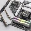 DIMM 64 GB DDR5-6000 (2x 32 GB) kit dual, memoria RAM blanca, AX5U6000C3032G-DCLARWH, Lancer RGB, INTEL XMP