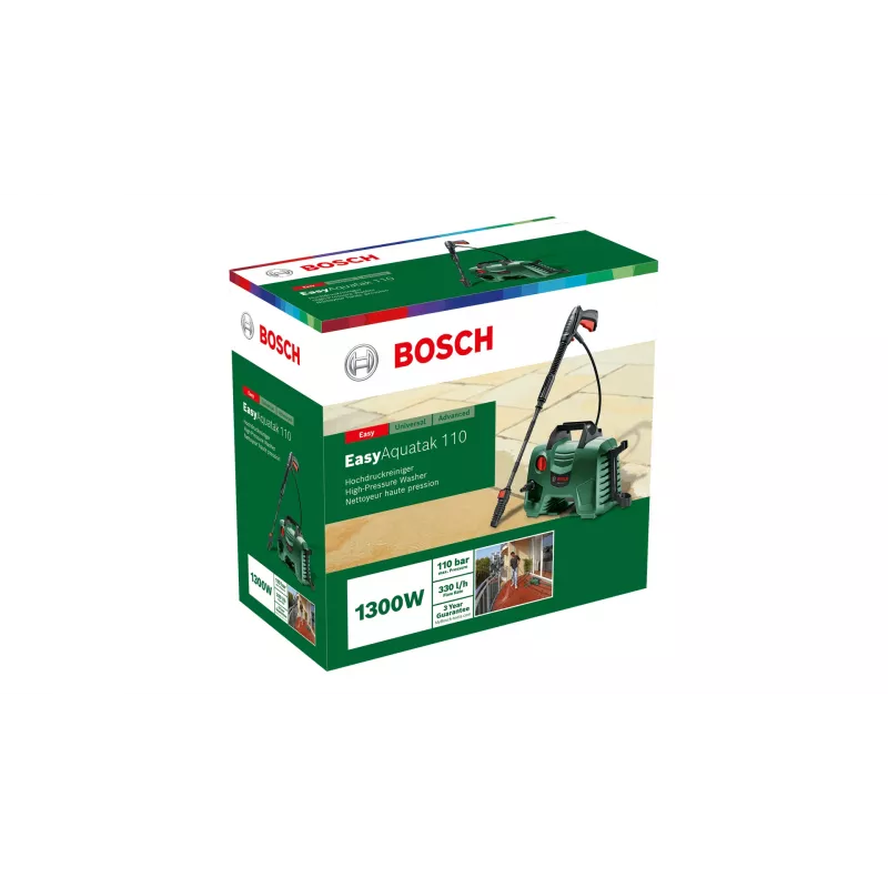 Bosch EasyAquatak 110 hidrolimpiadora compacta eléctrica verde
