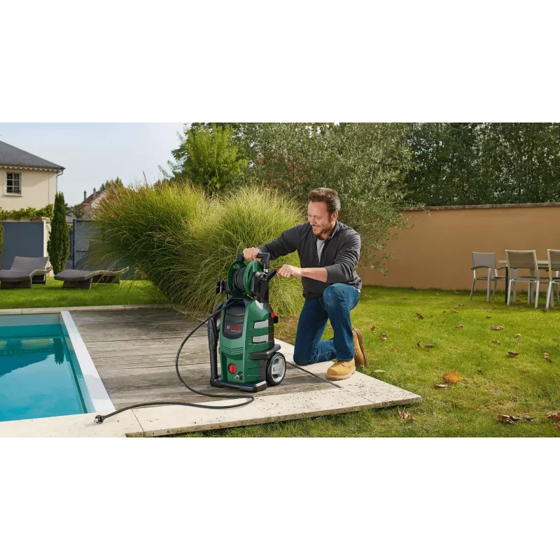 Bosch AdvancedAquatak 150 06008A7700 hidrolimpiadora, 150 bar, 480 l/h, 2200 W, verde/negro