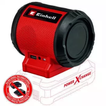 Altavoz portátil Einhell TC-SR 18 Li BT - Solo negro, rojo