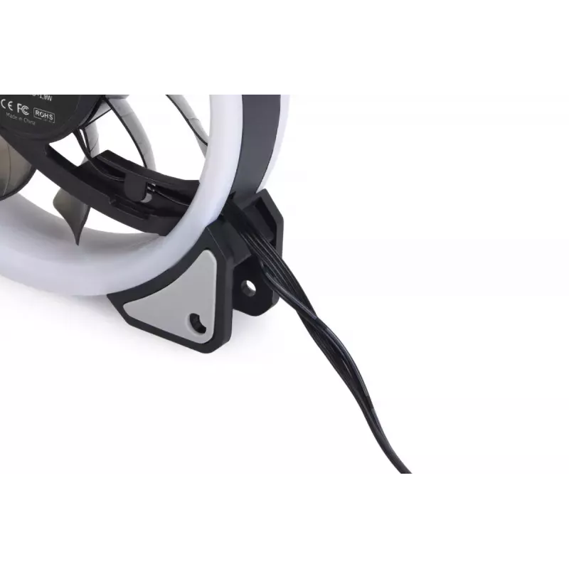 Ventilador Alphacool Eiszyklon Aurora LUX Digital RGB 12 cm transparente
