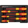 Juego de destornilladores Bosch 7 piezas VDE con comprobador de tensión 1600A02NF8