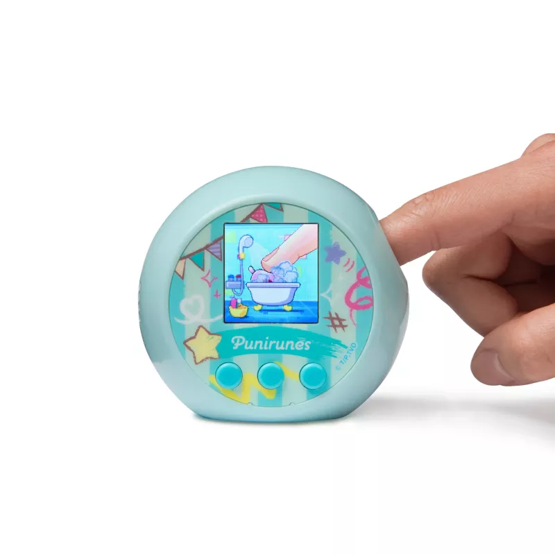 Punirunes, juguete digital interactivo con 55 personajes apretables, reacciona al tacto, pantalla en color, juguete para niños a partir de 5 años