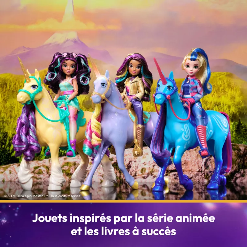 Spin Master Unicorn Academy - Magia de luz Wildstar, figura de juguete