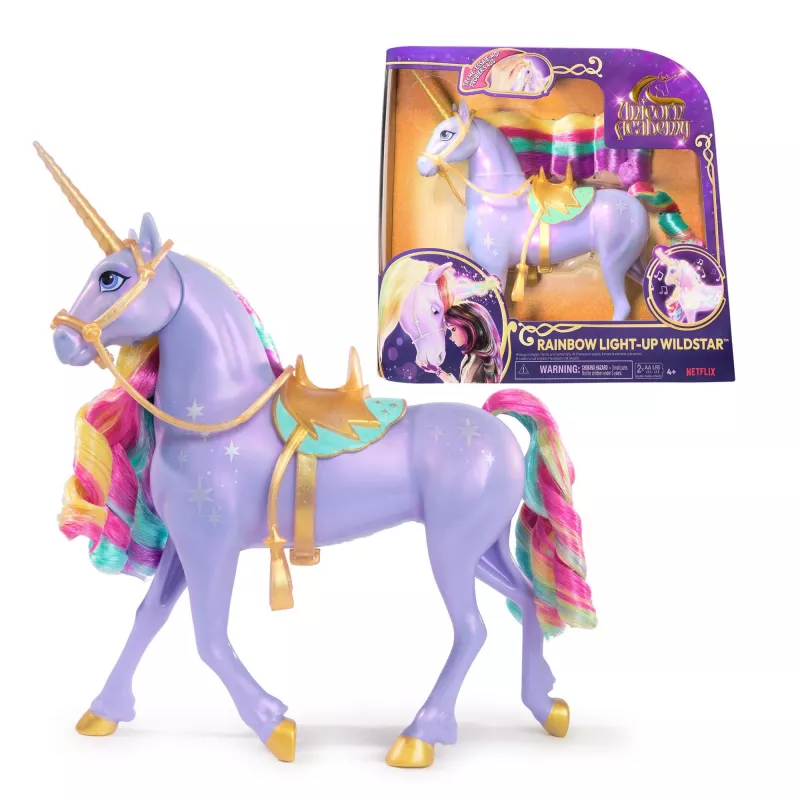 Spin Master Unicorn Academy - Magia de luz Wildstar, figura de juguete