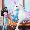 Unicorn Academy, Layla y Glacier con 2 accesorios y herramienta para el pelo, muñecas y juguete de unicornio para niñas a partir de 4 años
