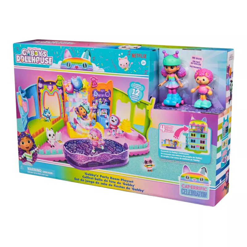 Acción/aventura Spinmaster Gabby's Dollhouse Gabbys Partyroom multicolor