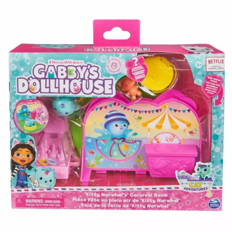 Set de figuras Spin Master Gabby's Dollhouse Karnevalszimmer – figuras coleccionables