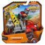 Rubble & Crew, camión grúa de juguete con pinza Chargers con piezas móviles y una figura de acción coleccionable, juguete para niños a partir de 3 años