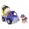 Rubble & Crew, camión hormigonera de juguete Mix's con figura de acción y piezas móviles, juguete para niños a partir de 3 años