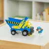 Rubble & Crew, camión volquete de juguete Wheelers con piezas móviles y una figura coleccionable, juguete infantil a partir de 3 años