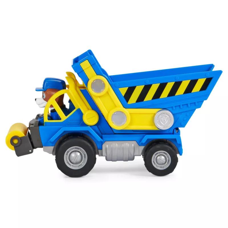 Rubble & Crew, camión volquete de juguete Wheelers con piezas móviles y una figura coleccionable, juguete infantil a partir de 3 años