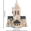 Bloques de construcción Cobi iglesia Sainte-Mère-Église 2280 piezas 10 años