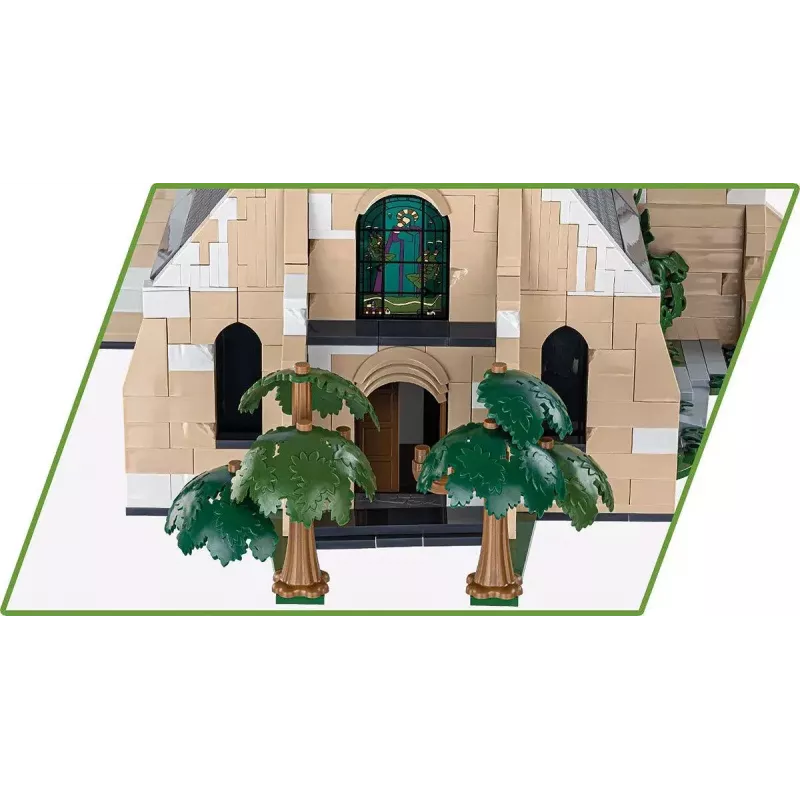 Bloques de construcción Cobi iglesia Sainte-Mère-Église 2280 piezas 10 años
