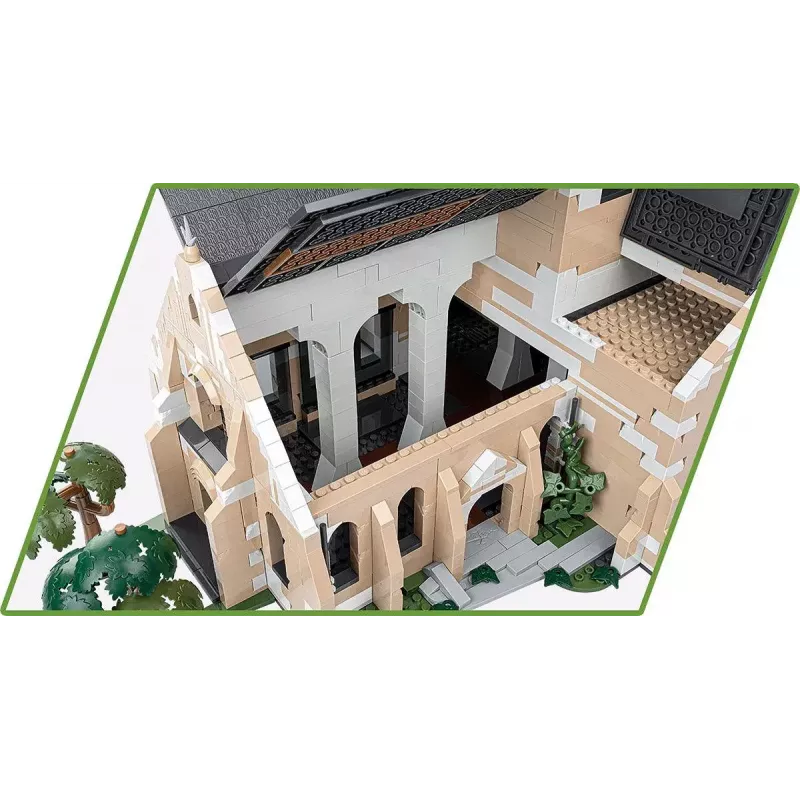 Bloques de construcción Cobi iglesia Sainte-Mère-Église 2280 piezas 10 años