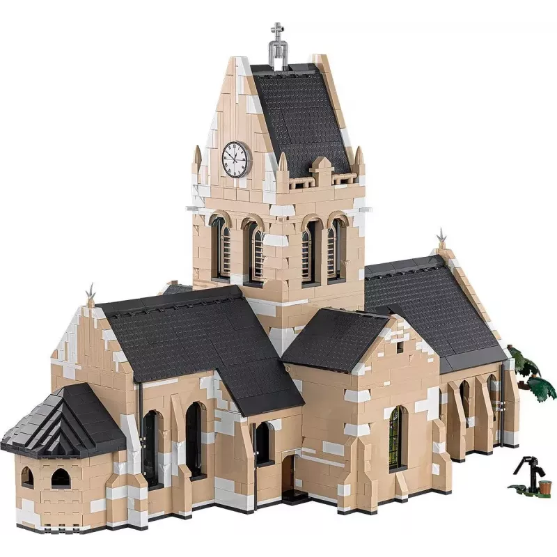 Bloques de construcción Cobi iglesia Sainte-Mère-Église 2280 piezas 10 años