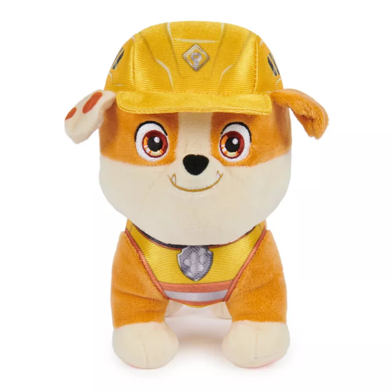Rubble & Crew, peluches premium, peluche Charger de 18 cm con uniforme de obrero, juguete para niños y niñas a partir de 3 años