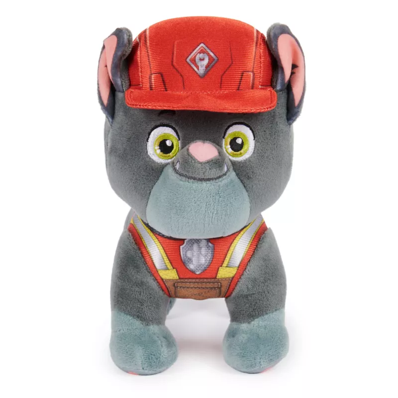 Rubble & Crew, peluches premium, peluche Charger de 18 cm con uniforme de obrero, juguete para niños y niñas a partir de 3 años