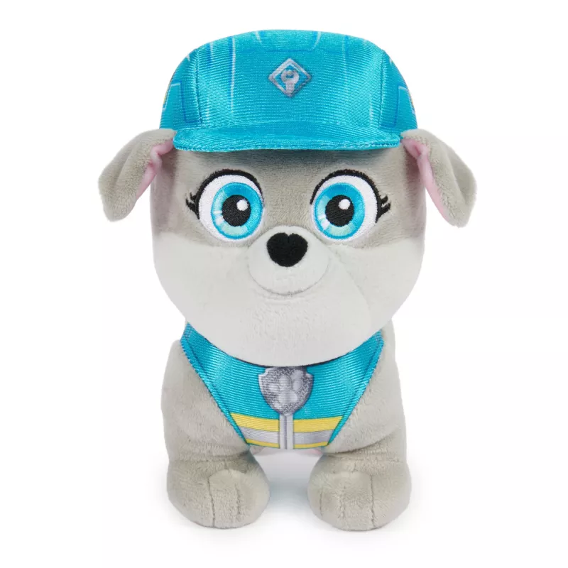 Rubble & Crew, peluches premium, peluche Charger de 18 cm con uniforme de obrero, juguete para niños y niñas a partir de 3 años