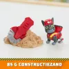 Rubble & Crew, figuras de acción Charger y Wheeler, con arena Kinetic Build-It y 2 herramientas de construcción, juguete PAW Patrol para niños y niñas a partir de 3 años