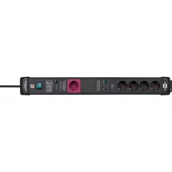 Regleta de enchufes Brennenstuhl 1951150500 3m 5 tomas AC para interior negro