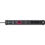 Regleta de enchufes Brennenstuhl 1951150500 3m 5 tomas AC para interior negro