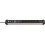 Regleta de enchufes Brennenstuhl 1391010610 3m 6 tomas AC para interior plata negro