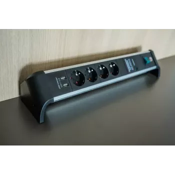 Alargador de corriente Brennenstuhl 1391020410 1,8 m 4 tomas AC para interior
