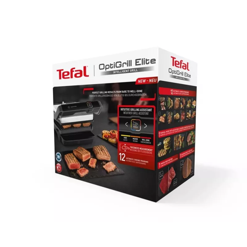 Parrilla de contacto Tefal OptiGrill Elite GC750D