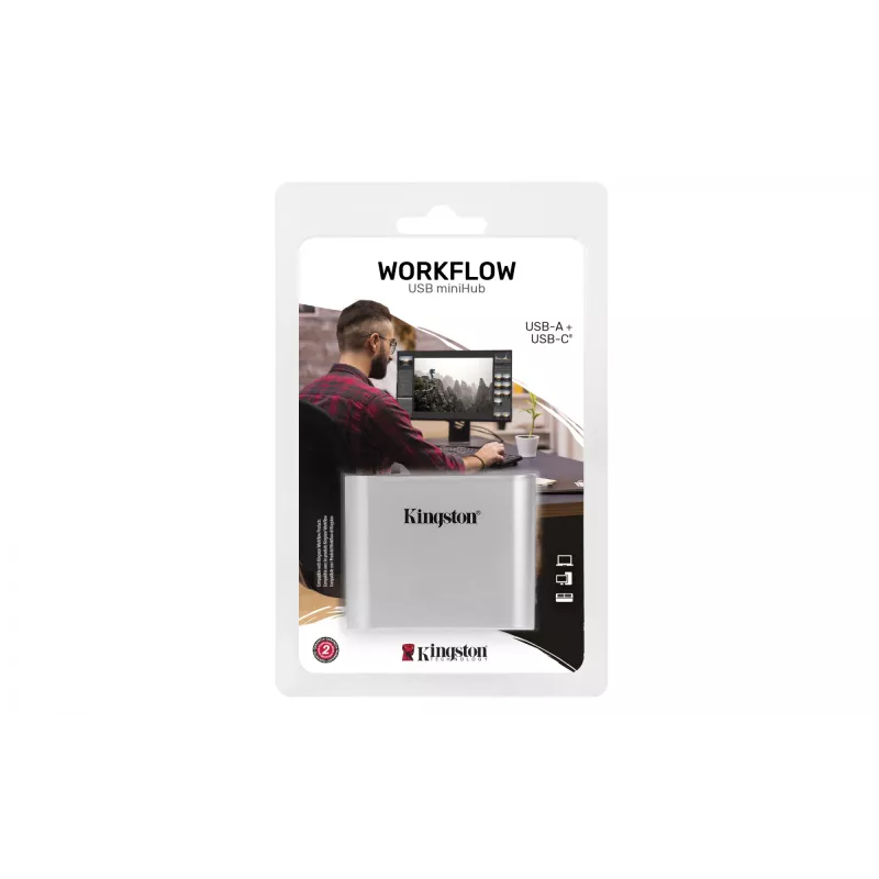 Kingston Technology USB 3.2 Gen 1 Workflow 5G miniHub USB-A y USB-C