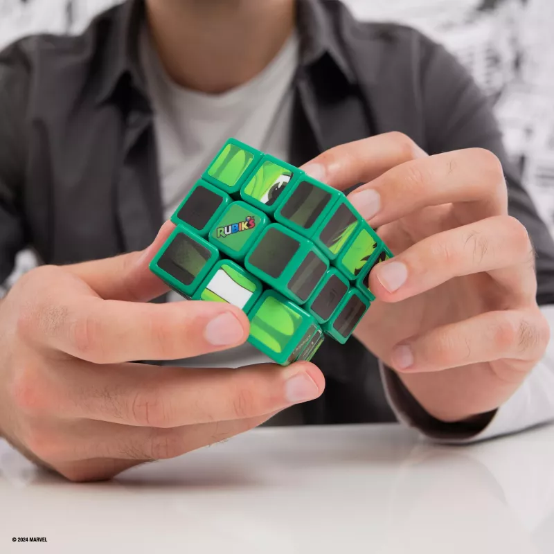 Spin Master Rubik's - Cubers 3x3 Hulk, juego de habilidad