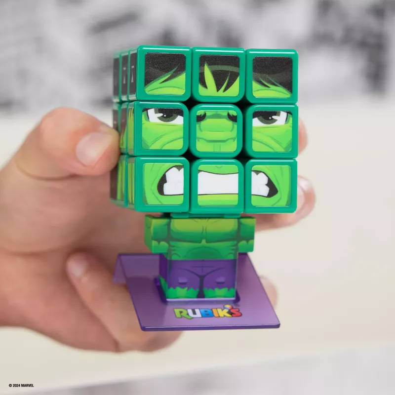 Spin Master Rubik's - Cubers 3x3 Hulk, juego de habilidad