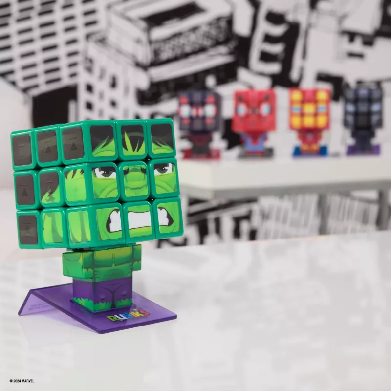 Spin Master Rubik's - Cubers 3x3 Hulk, juego de habilidad
