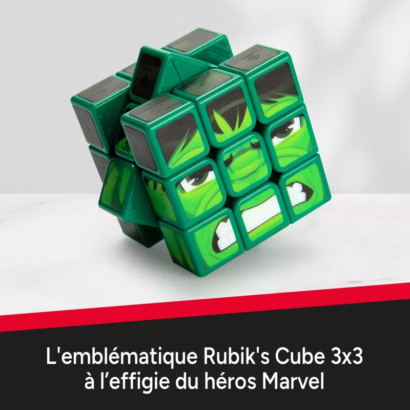 Spin Master Rubik's - Cubers 3x3 Hulk, juego de habilidad