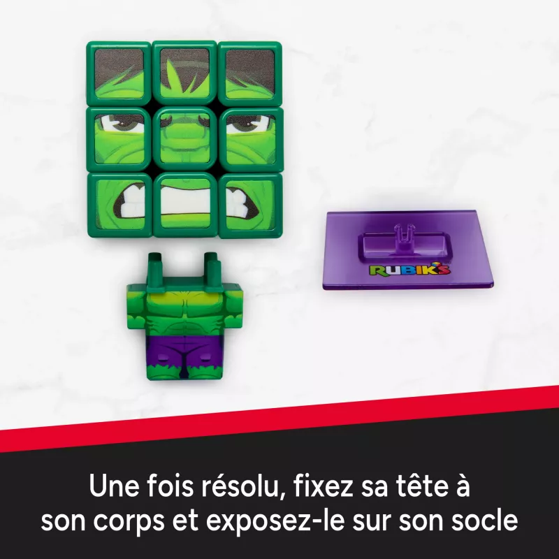 Spin Master Rubik's - Cubers 3x3 Hulk, juego de habilidad