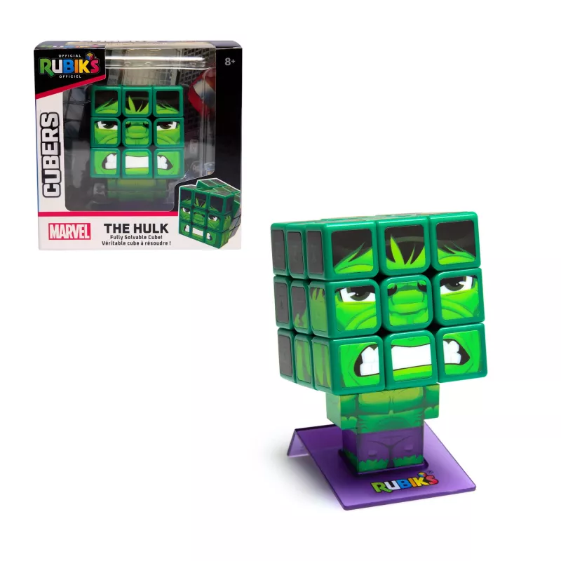 Spin Master Rubik's - Cubers 3x3 Hulk, juego de habilidad
