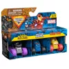 Monster Jam, Marvel Mini Monster Truck pack de 3, Pantera Negra, Capitán América, Iron Man camiones monstruo de fundición, escala 1:87, juguete para niños a partir de 3 años