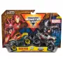 Monster Jam, Marvel Iron Man Vs. War Machine oficial camiones monstruo de fundición, escala 1:64, juguete para niños y niñas a partir de 3 años