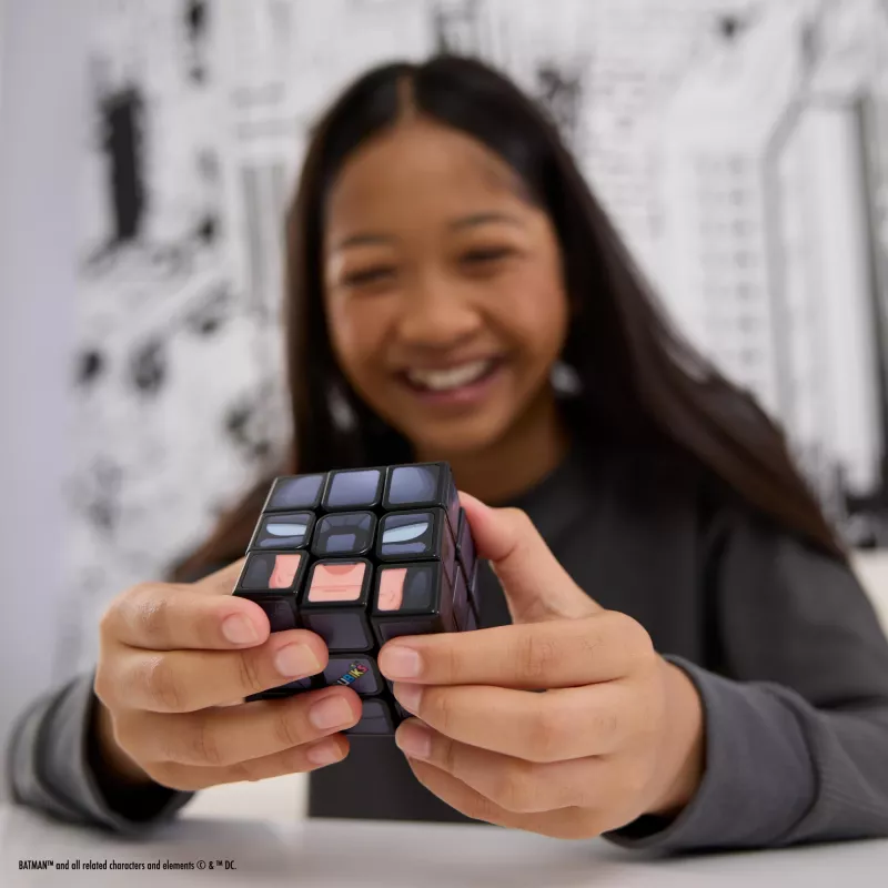 Cubo de Rubik 3x3 puzzle spinmaster — diseño Batman