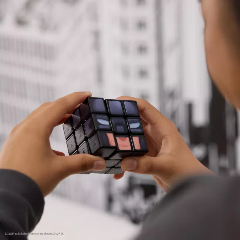 Cubo de Rubik 3x3 puzzle spinmaster — diseño Batman