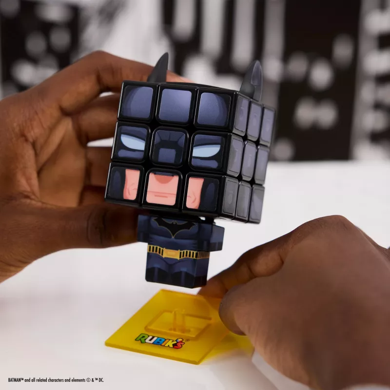 Cubo de Rubik 3x3 puzzle spinmaster — diseño Batman