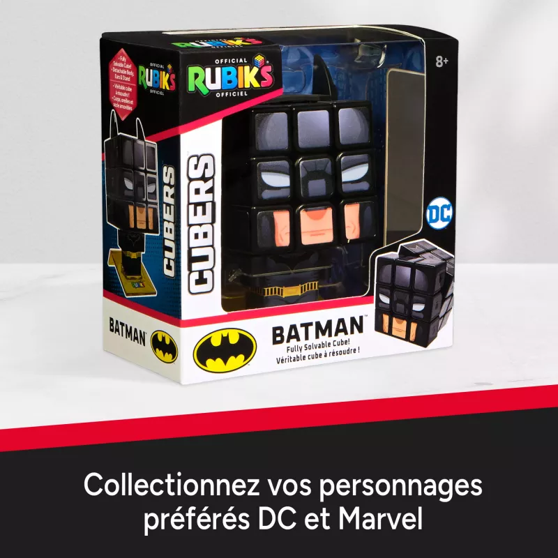 Cubo de Rubik 3x3 puzzle spinmaster — diseño Batman