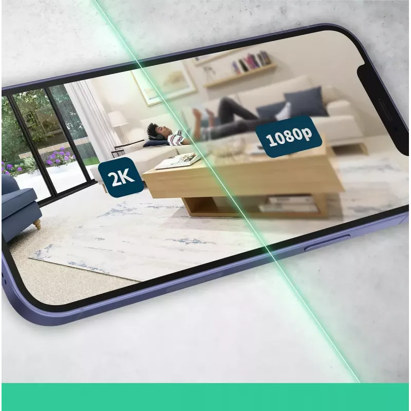 Cámara de seguridad IP Arlo Essential 2K Indoor Security Camera pack de 2 inalámbrica para interior